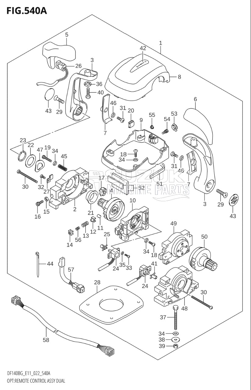 OPT:REMOTE CONTROL ASSY DUAL (021)