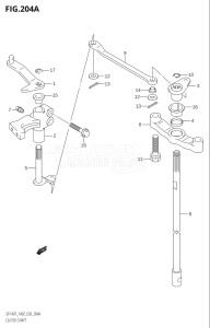 14002F-110001 (2011) 140hp E03-USA (DF140T) DF140 drawing CLUTCH SHAFT (K2,K3)