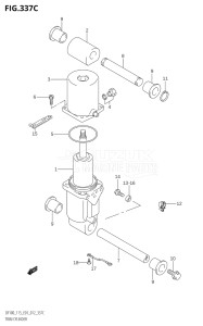 10002F-210001 (2012) 100hp E01 E40-Gen. Export 1 - Costa Rica (DF100T) DF100 drawing TRIM CYLINDER (DF115T:E01)