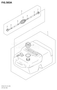 02002F-140001 (2021) 20hp E01 P01 P40-Gen. Export 1 (DF20A   DF20A   DF20AR   DF20AR   DF20AT   DF20AT   DF20ATH   DF20ATH) DF20A drawing OPT:FUEL TANK (SEE NOTE)