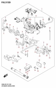 DF20A From 02002F-710001 (P01 P40)  2017 drawing OPT:REMOTE CONTROL PARTS (DF20A:P40)