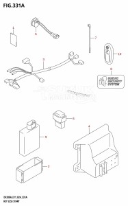 DF150AS From 15003F-440001 (E03 E11 E40)  2024 drawing KEY LESS START