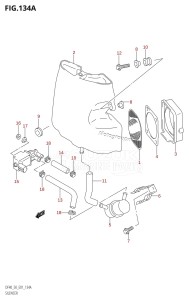 DF40 From 04001F-031001 (E11)  2013 drawing SILENCER (X,Y)