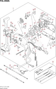 15002Z-110001 (2011) 150hp E01-Gen. Export 1 (DF150Z) DF150Z drawing REMOTE CONTROL