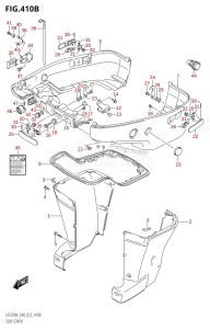 DF250 From 25005F-240001 (E40)  2022 drawing SIDE COVER (022,023)