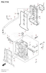 06003F-510001 (2005) 60hp E03-USA (DF60AVT) DF60A drawing CYLINDER HEAD (DF40A:E03)