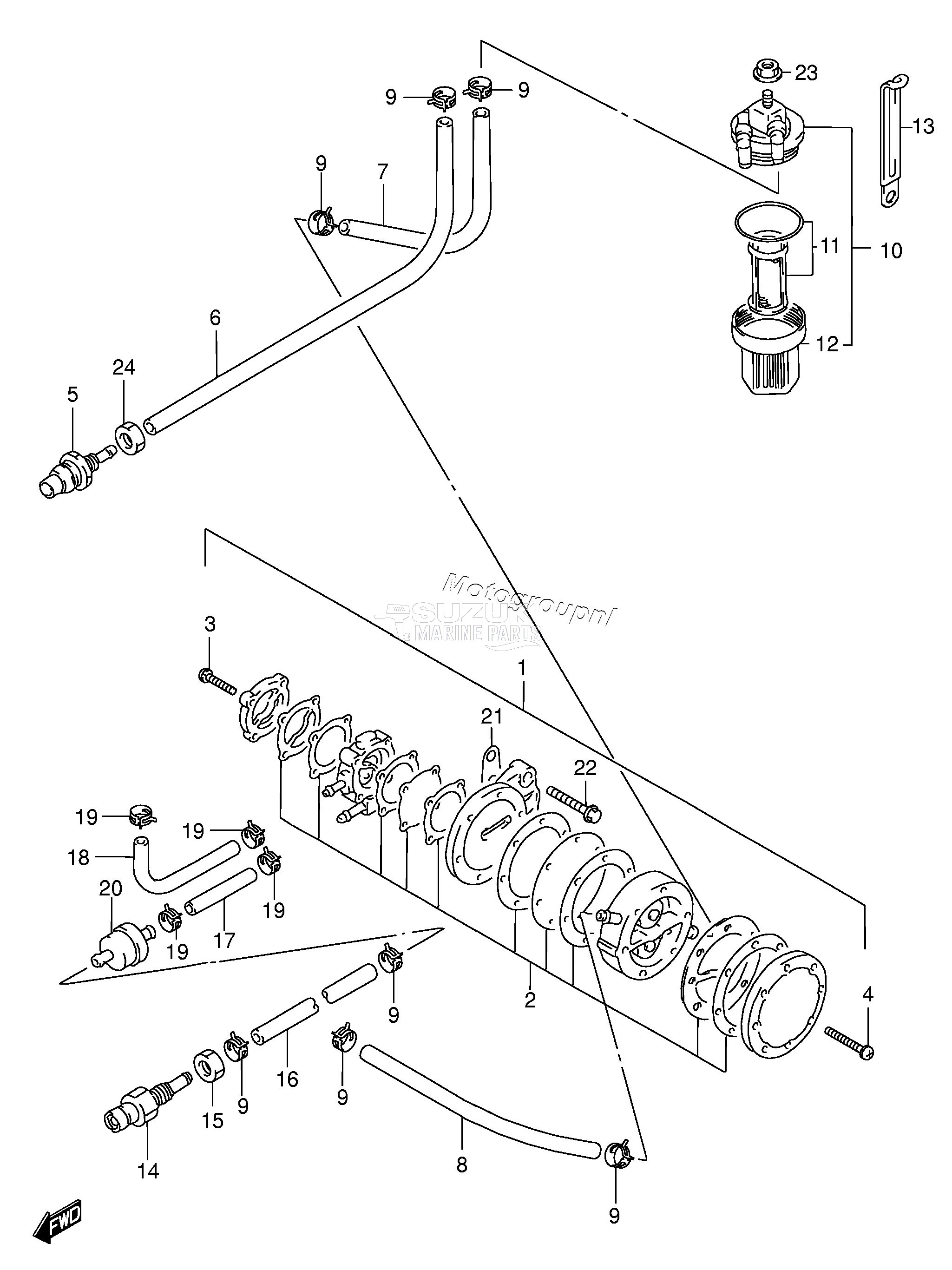 FUEL PUMP (DT40WK)