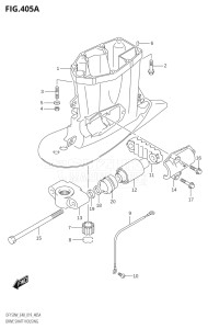 15002F-910001 (2019) 150hp E40-Costa Rica (DF150WT) DF150 drawing DRIVE SHAFT HOUSING