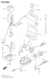 DF250A From 25003P-510001 (E03)  2015 drawing PTT SWITCH /​ ENGINE CONTROL UNIT (DF300A:E03)