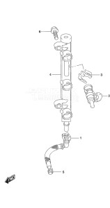 Outboard DF 25A drawing Fuel Injector