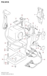 DF250Z From 25003Z-510001 (E40)  2015 drawing OPT:REMOTE CONTROL ASSY DUAL (1)