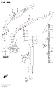 DF200AZ From 20003Z-910001 (E03)  2019 drawing FUEL INJECTOR