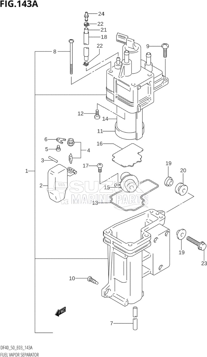 FUEL VAPOR SEPARATOR (X)