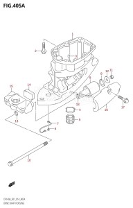 DF140AZ From 14003Z-410001 (E01)  2014 drawing DRIVE SHAFT HOUSING