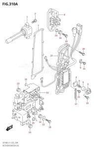 DF140BT From 14005F-240001 (E11 E40)  2022 drawing RECTIFIER /​ IGNITION COIL