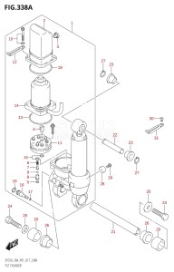 02504F-710001 (2017) 25hp P01-Gen. Export 1 (DF25A  DF25AR  DF25AT  DF25ATH) DF25A drawing TILT CYLINDER (DF25AT:P01)