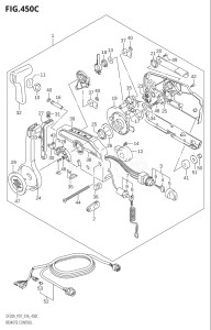 00995F-610001 (2016) 9.9hp P01-Gen. Export 1 (DF9.9B  DF9.9BR  DF9.9BT) DF9.9B drawing REMOTE CONTROL (DF15AR:P01)