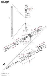 DF300A From 30002P-310001 (E40)  2013 drawing TRANSMISSION