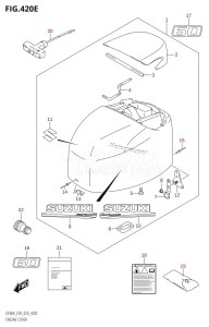 DF40A From 04003F-040001 (E03)  2020 drawing ENGINE COVER (DF60AVT)