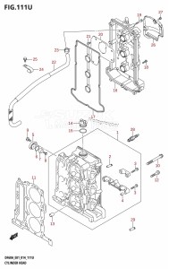 DF60A From 06002F-410001 (E01 E40)  2014 drawing CYLINDER HEAD (DF60AVTH:E40)