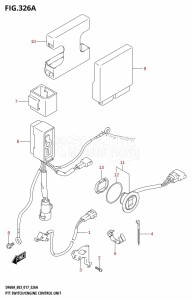 DF40A From 04003F-710001 (E03)  2017 drawing PTT SWITCH /​ ENGINE CONTROL UNIT (DF40A:E03)