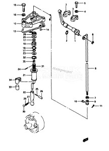 DT115 From 11501-200001 ()  1982 drawing CLUTCH (MODEL VZ)