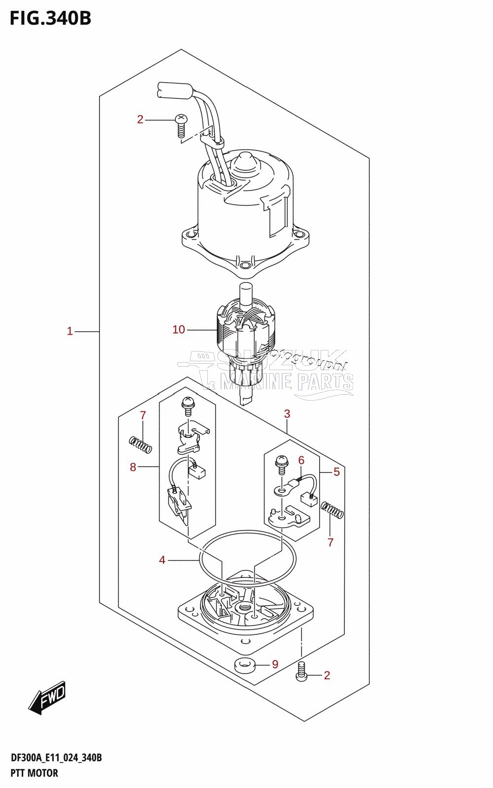 PTT MOTOR (L-TRANSOM)