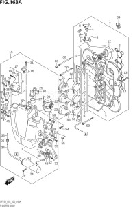 22503F-910001 (2019) 225hp E03-USA (DF225T) DF225T drawing THROTTLE BODY