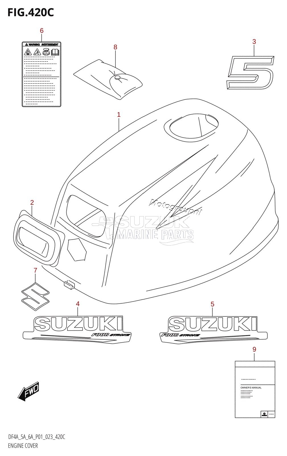 ENGINE COVER (DF5A:020)