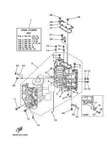 115CETOX drawing CYLINDER--CRANKCASE-1