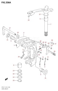 DF90 From 09001F-510001 (E01)  2005 drawing SWIVEL BRACKET