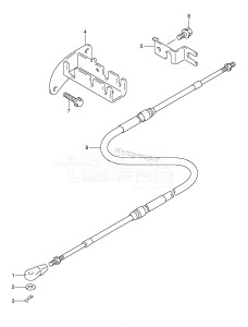 DF25QR From 02501 F-030001 ()  2001 drawing REMOCON CABLE