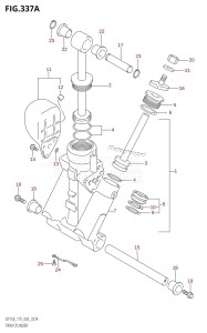 DF150Z From 15002Z-110001 (E03)  2011 drawing TRIM CYLINDER