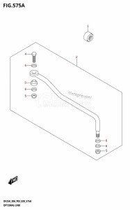 DF30A From 03003F-040001 (P03)  2020 drawing OPT:DRAG LINK (DF25A,DF25ATH,DF30ATH)