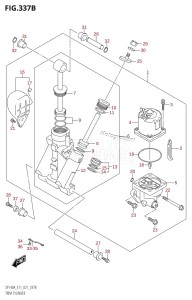 DF140A From 14003F-140001 (E11 E01)  2021 drawing TRIM CYLINDER (DF115AST,DF140AT:E11,DF140AZ:E11)