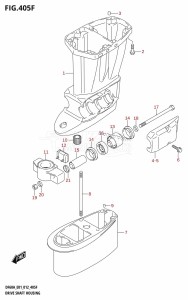 DF50A From 05003F-210001 (E01)  2012 drawing DRIVE SHAFT HOUSING (DF60A:E01)