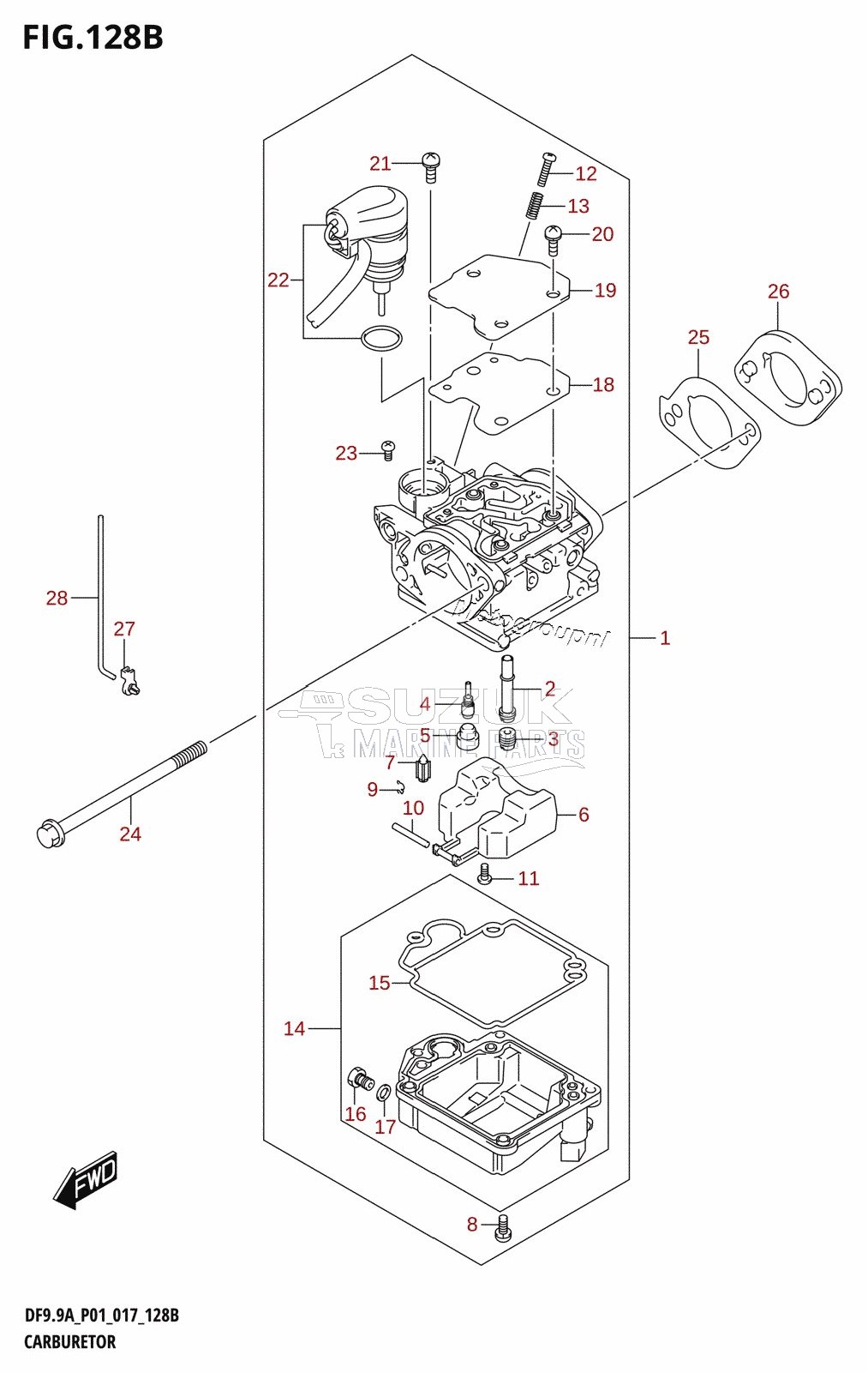 CARBURETOR (DF8AR:P01)