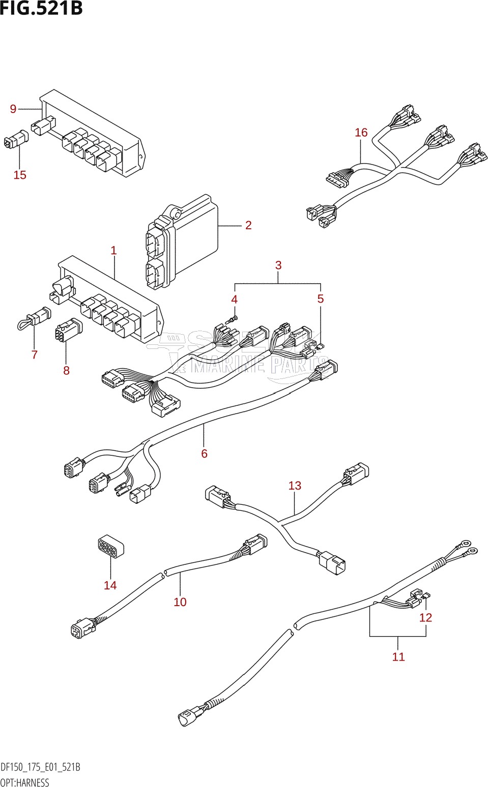 OPT:HARNESS (K8,K9,K10,011)