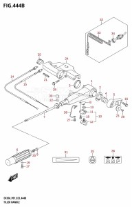 DF9.9B From 00995F-240001 (E01 P01   -)  2022 drawing TILLER HANDLE (DF20A:P40)