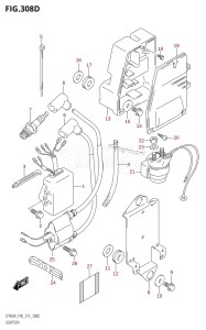 DT40 From 04005K-510001 ()  2015 drawing IGNITION (DT40WR:P90)