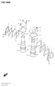 DF325A From 32501F-810001 (E01 E40)  2018 drawing EXHAUST COVER