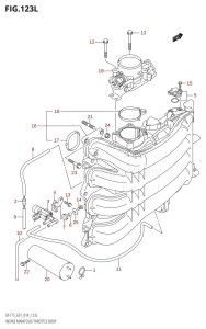 DF175Z From 17502Z-410001 (E01 E40)  2014 drawing INTAKE MANIFOLD /​ THROTTLE BODY (DF175TG:E01)