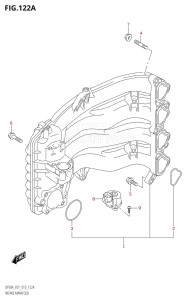 08002F-510001 (2005) 80hp E40 E01- (DF80A) DF80A drawing INTAKE MANIFOLD