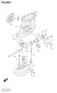 DF75A From 07501F-340001 (E03)  2023 drawing DRIVE SHAFT HOUSING (DF70A,DF90A,DF100B)