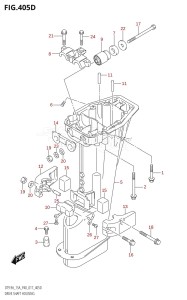 DT9.9A From 00993K-710001 (P36 P40)  2017 drawing DRIVE SHAFT HOUSING (DT9.9AK:P40)