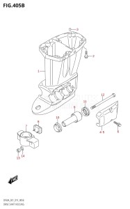 06002F-910001 (2019) 60hp E01-Gen. Export 1 (DF60AQH  DF60AT  DF60ATH) DF60A drawing DRIVE SHAFT HOUSING (DF40AQH:E01,DF40ATH:E01,DF50ATH:E01)