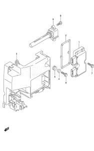 Outboard DF 150 drawing Rectifier/Ignition Coil