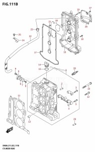 DF50A From 05003F-240001 (E01 E11)  2022 drawing CYLINDER HEAD ((020,021):(DF40AST,DF60A,DF60AQH,DF60ATH,DF60AVT,DF40ASVT,DF60AVTH))