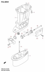 DF40A From 04004F-410001 (E34-Italy)  2014 drawing DRIVE SHAFT HOUSING (DF60A:E40)