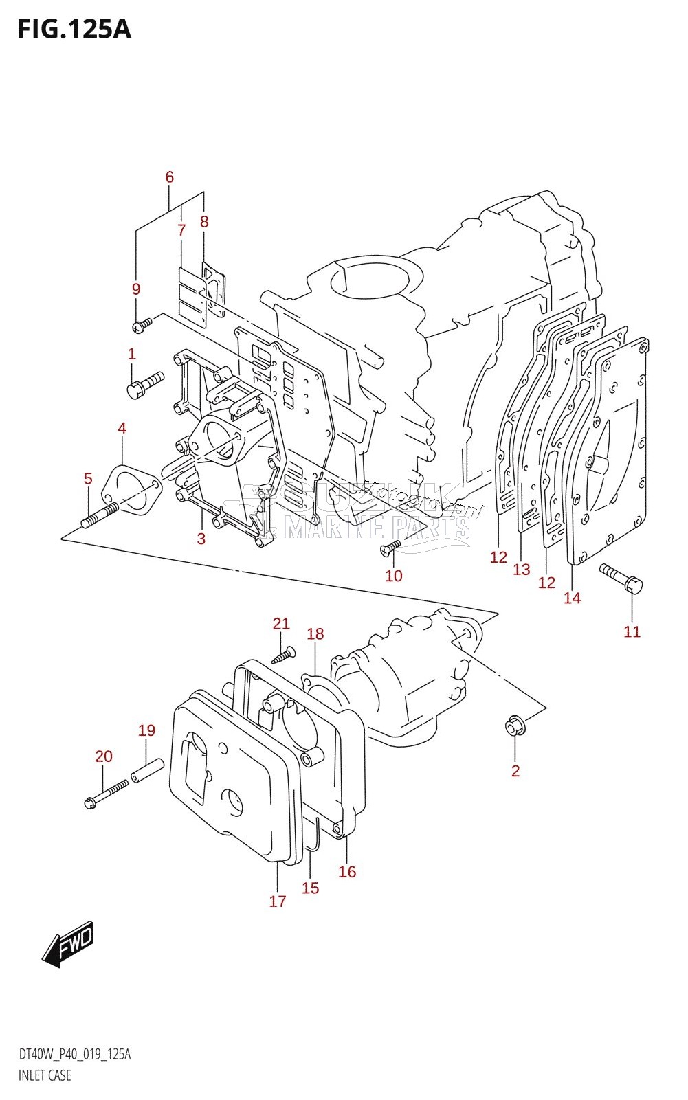 INLET CASE (DT40W,DT40WR)